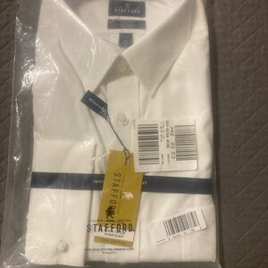 Stafford Men's Classic White Dress Shirt